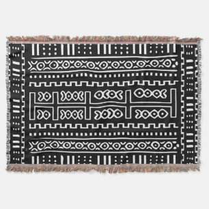 Couverture Motif en tissu boueux