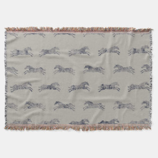 Couverture Motif équestre classique