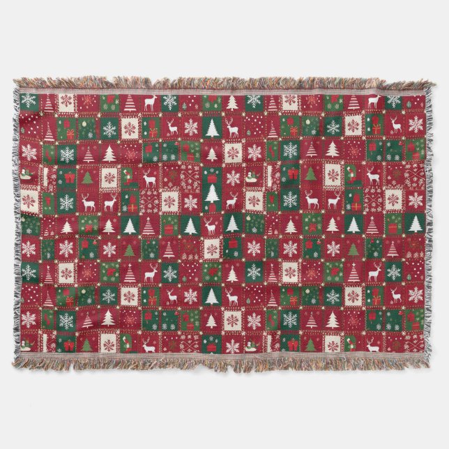 Couverture Motif festif de Noël (Devant)