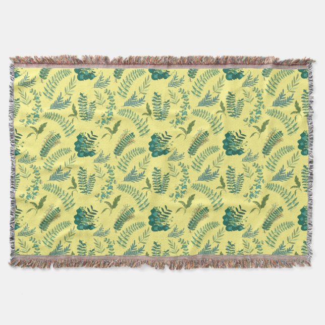 Couverture Motif feuille 10.bw LYellow BG (Devant)