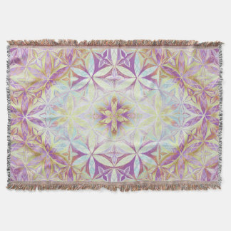 Couverture Motif Fleur de Vie