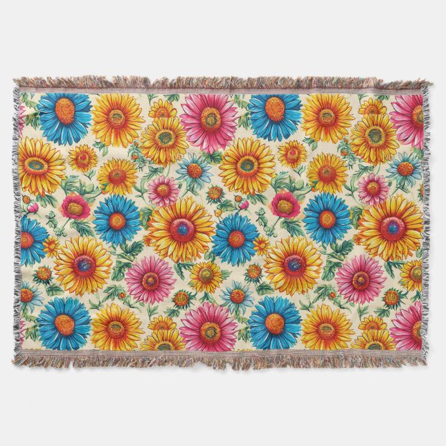 Couverture Motif floral (Devant)