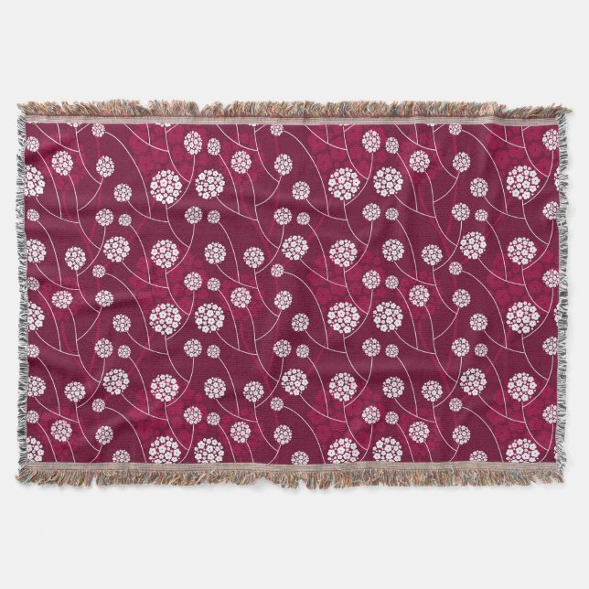 Couverture Motif floral abstrait (Devant)