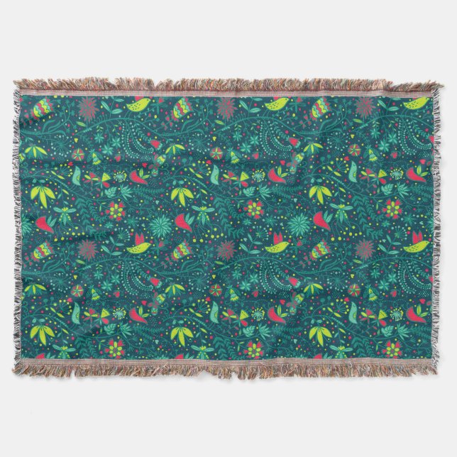 Couverture Motif floral avec les oiseaux 2 de bande dessinée (Devant)