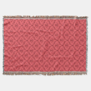Couverture Motif floral de damassé