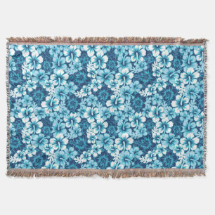 Couverture Motif floral de ketmie de surf