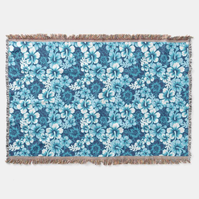 Couverture Motif floral de ketmie de surf (Devant)