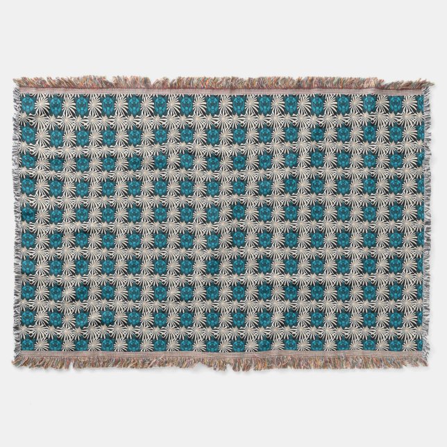 Couverture Motif floral de tortue mignonne  (Devant)