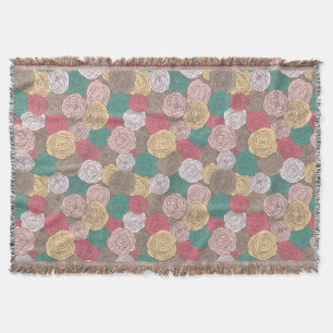 Couverture Motif floral élégant. Floral lumineux