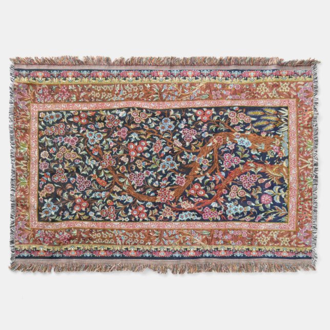 Couverture Motif floral oriental persan turc (Devant)