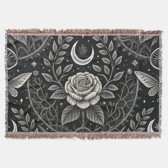 Couverture Motif floral papillon gothique (4) (Devant)