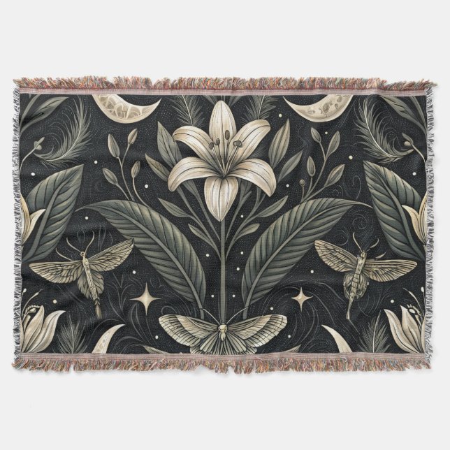 Couverture Motif floral papillon gothique (5) (Devant)
