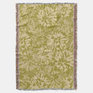 Couverture Motif floral rétro dans le style bohème.