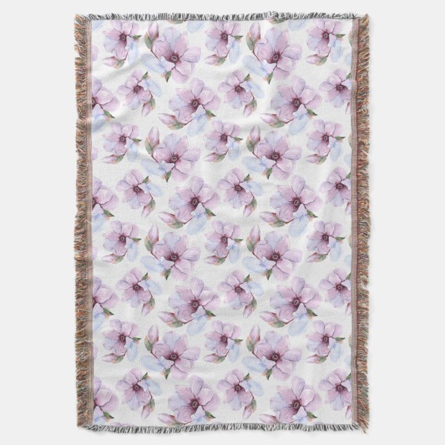 Couverture Motif floral romantique (devant Vertical)