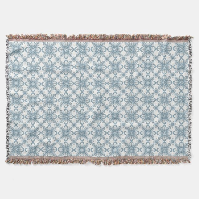 Couverture Motif floral scandinave (Devant)