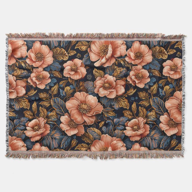 Couverture Motif floral vif (Devant)
