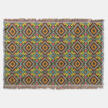 Motif géométrique coloré unique