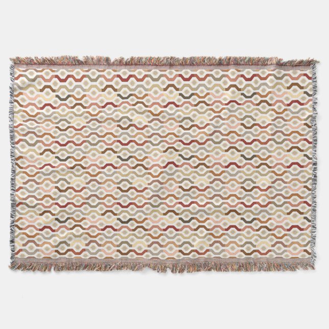 Couverture Motif géométrique de lien de mod de la moitié du (Devant)