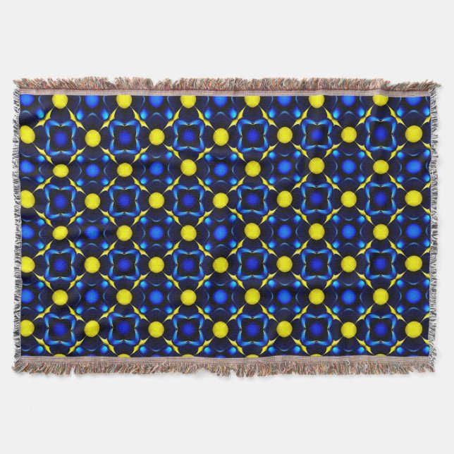 Couverture Motif géométrique symétrique abstrait (Devant)