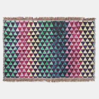 Couverture Motif géométrique triangle vintage sans couture