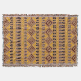 Couverture motif géométrique tribal africain ethnique
