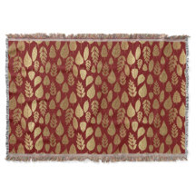 Motif Gold et Red Leaf