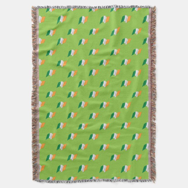 Couverture Motif irlandais de drapeau (devant Vertical)