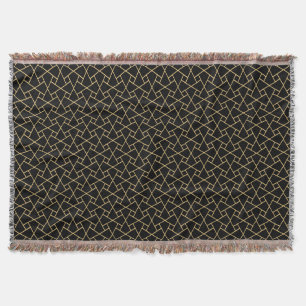 Couverture Motif islamique noir cool coutume Jetez la couvert