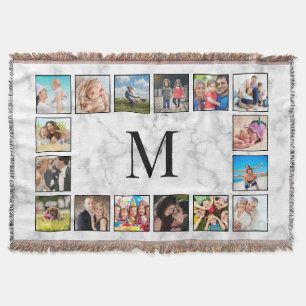 Couverture Motif Marbre blanc en pierre