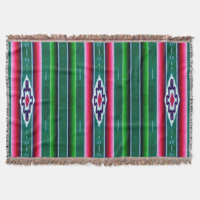 Couverture Motif mexicain Sarape (Devant)