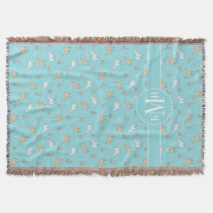 Couverture Motif mignon de cactus de lama d'alpaga