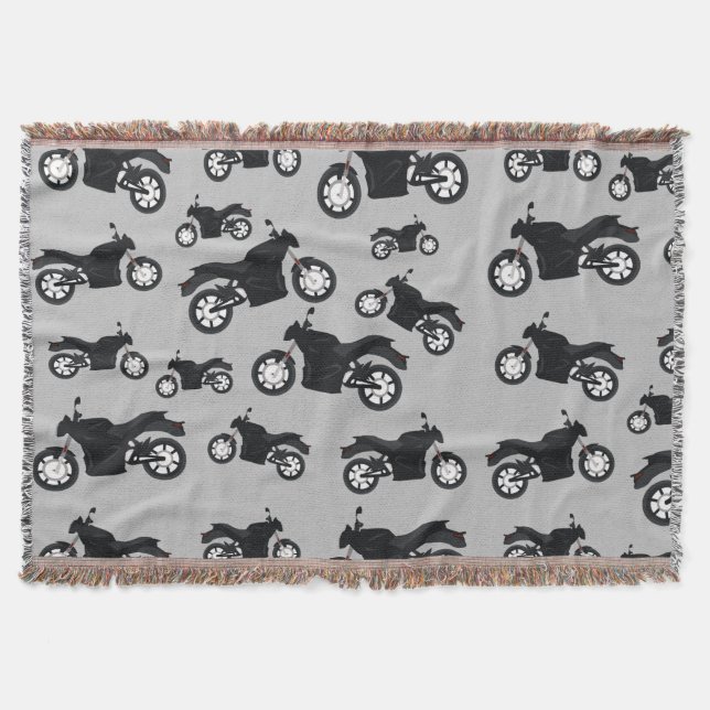 Couverture Motif moto (Devant)
