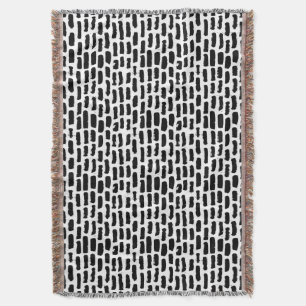 Couverture Motif noir de courses de brosse