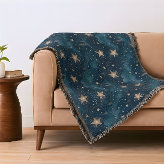 Couverture Motif Nuit Étoilée