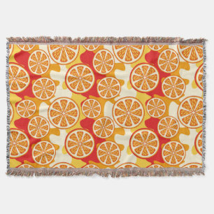 Couverture motif orange