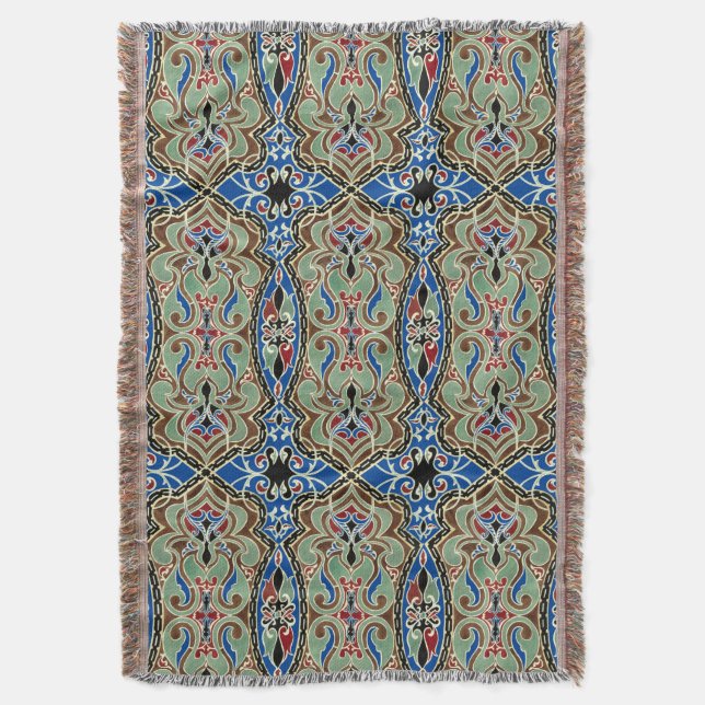 Couverture Motif oriental vintage (devant Vertical)