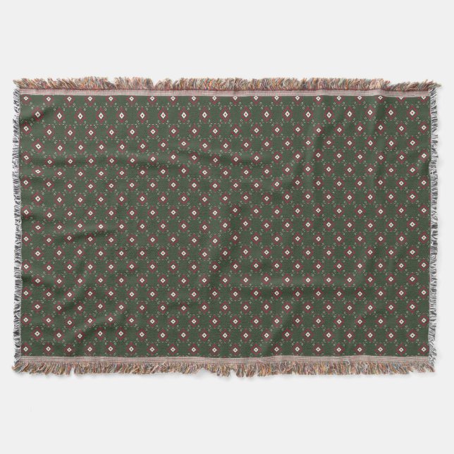Couverture Motif Père Noël natif (Devant)