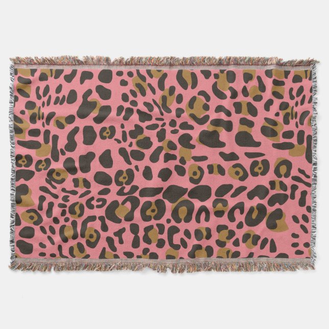 Couverture Motif Poster de animal Leopard Jaguar (Devant)
