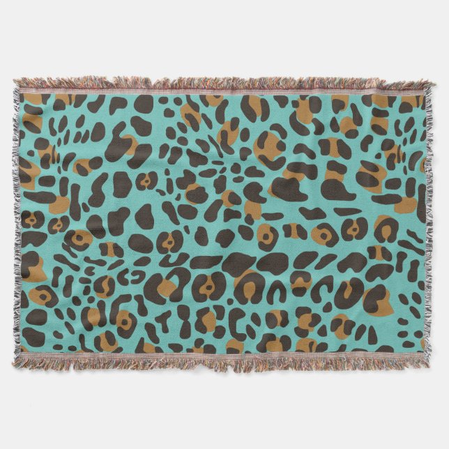 Couverture Motif Poster de animal Leopard Jaguar (Devant)