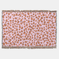 Motif Poster de animal moderne rouge rose léopard