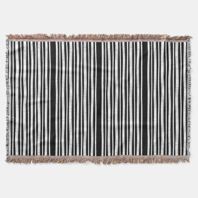 Couverture Motif rayures verticales modernes (Devant)