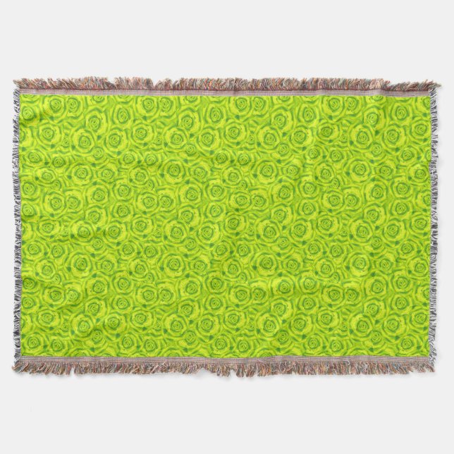 Couverture motif rose fleuri Abstrait (Devant)