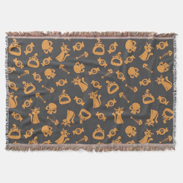 Couverture Motif sans couture effrayant C (Style : 2) (Devant)