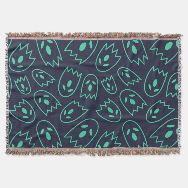 Couverture Motif sans couture effrayant H (Style : 1) (Devant)