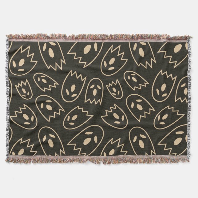 Couverture Motif sans couture effrayant H (Style : 3) (Devant)