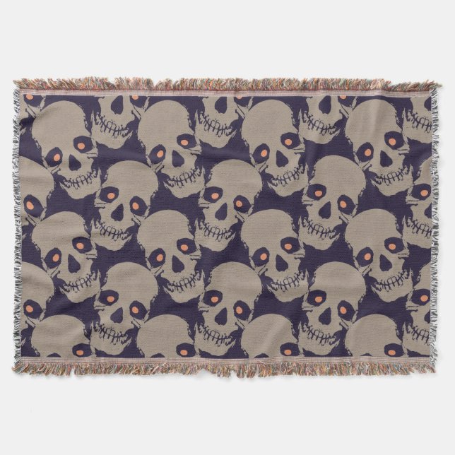 Couverture Motif sans couture effrayant J (Style : 1) (Devant)