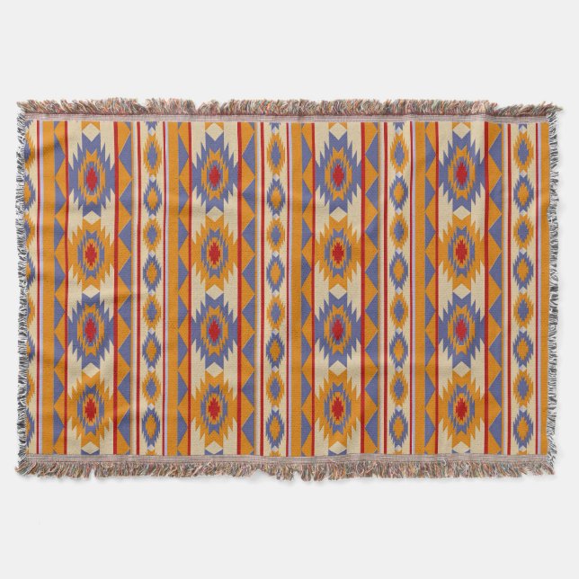 Couverture motif sans couture ethnique (Devant)