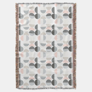 Couverture Motif scandinave de demi-cercle de style