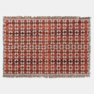 Couverture Motif Sea Shell, Rouge