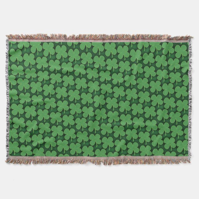 Couverture Motif shamrock (Devant)